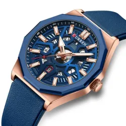 Mens Watch, Sport Blue Face