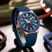 Mens Watch, Sport Blue Face