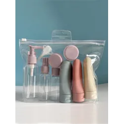 Toiletries Bag with refillable Containers